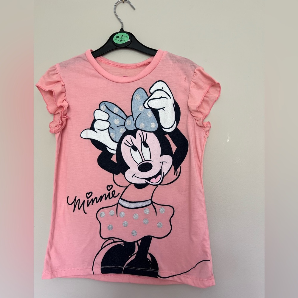 Disney Minnie Mouse Girls T Shirt Size 10/12